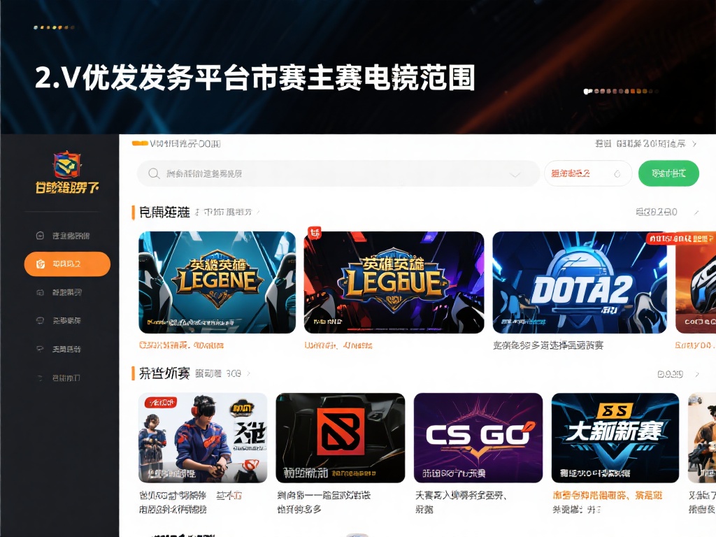 2.&nbsp;赛事覆盖范围
一个优秀的平台应覆盖主流电竞